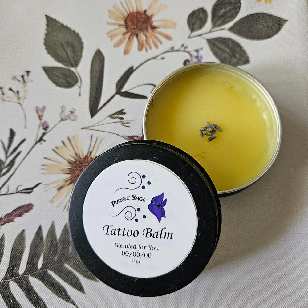 Handcrafted Natural Tattoo Balm